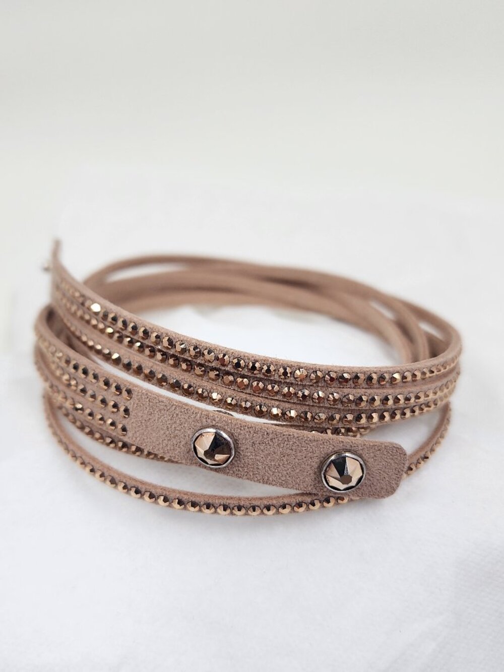 Touchstone Crystal Wrap-Star Bracelet Golden Blush